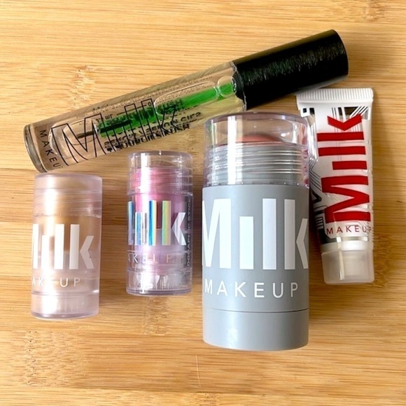 Brand New Milk Makeup Set of Blush Blur Holographic Sticks Lash & Brow Serum - Picture 16 of 16